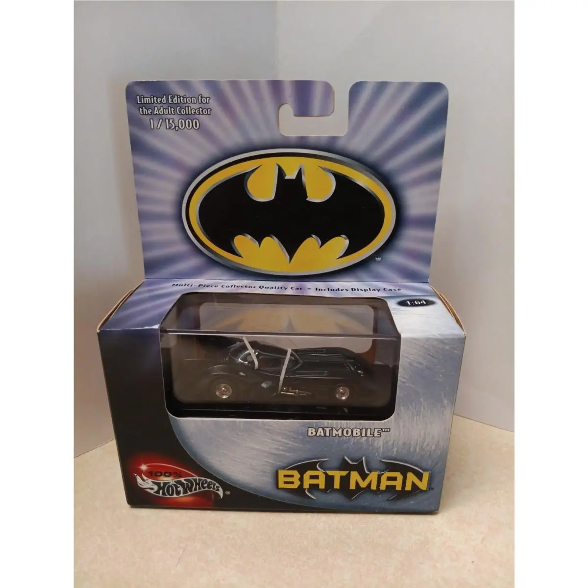 2003 Hot Wheels Black Box 1989 Batman Batmobile Limited Edition 1/15 000