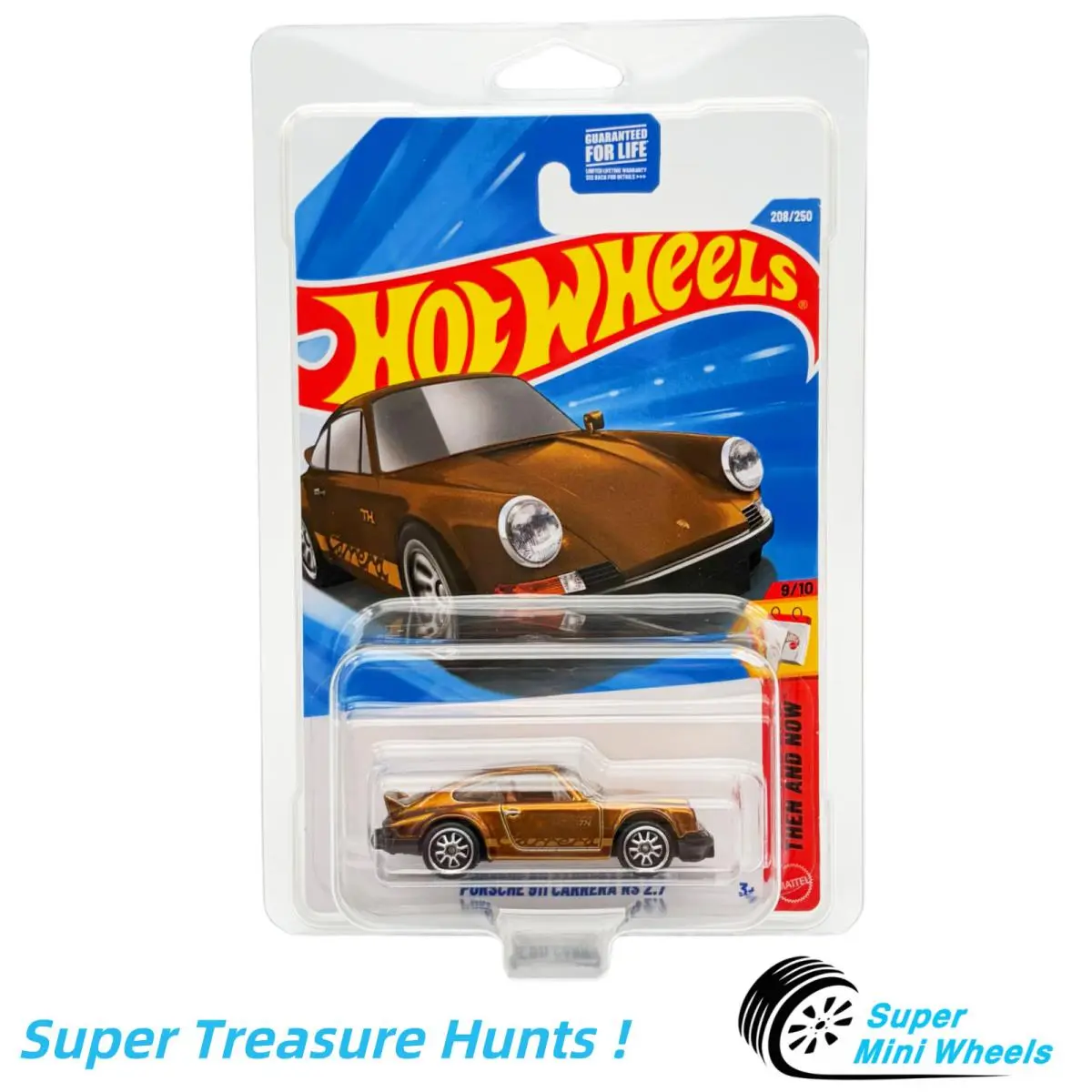 Super Treasure Hunts 2026 Hot Wheels Porsche 911 Carrera RS 2.7 Brown 208 - Brown