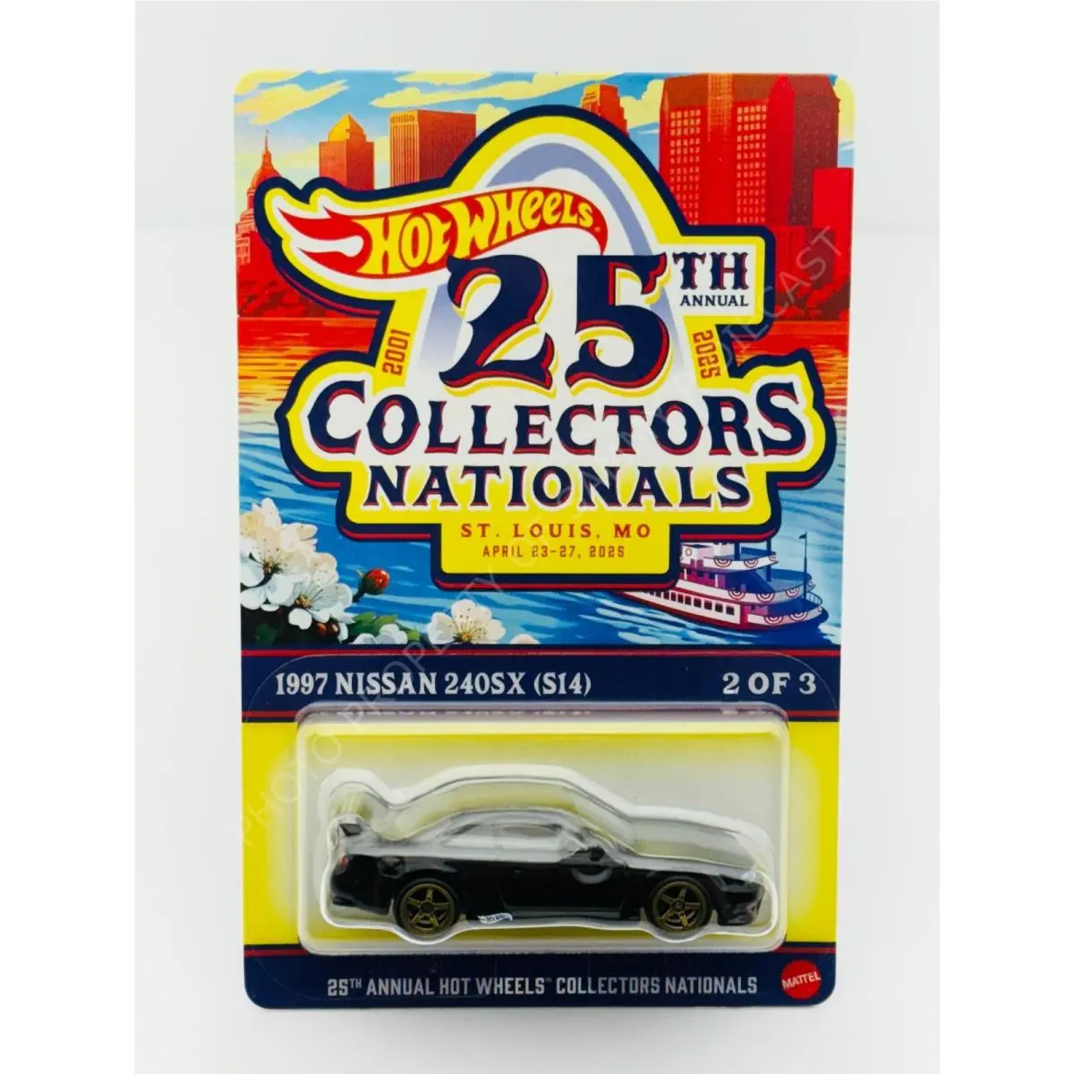 Hot Wheels 2025 25th Annual St Louis Nationals Nissan 240SX S14 652/6200