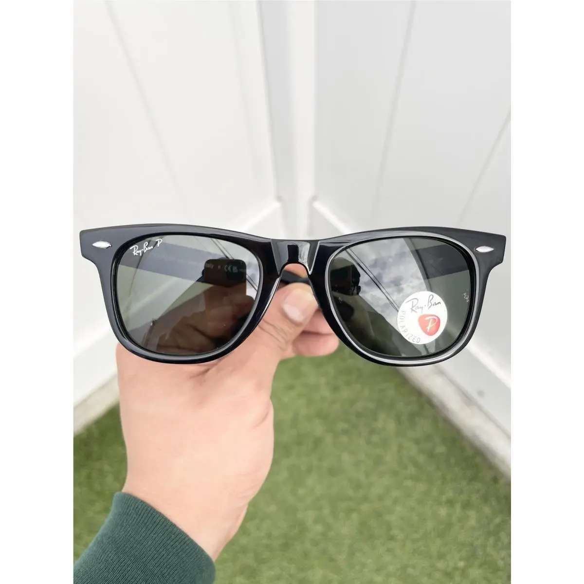 Ray Ban Polarized Classic Wayfarer RB2140 2140 Black G15 Lens Size 50/22 by Ray-Ban