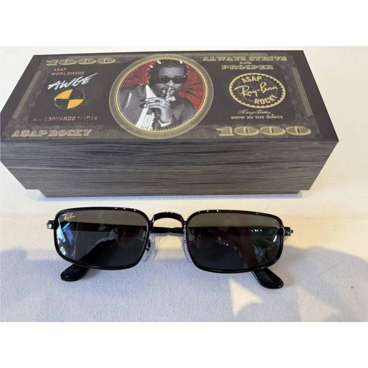 Ray Ban Sunglasses RB3927 002/J5 Black/dark Grey Lens by Ray-Ban