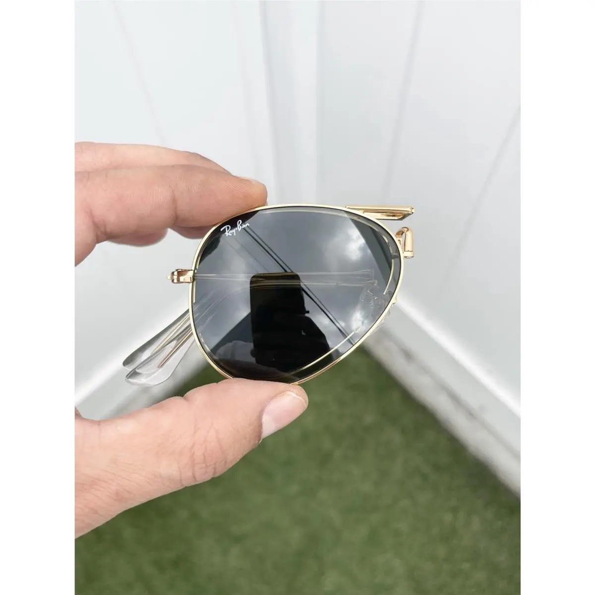 Ray Ban Folding Foldable Aviator RB3479 3479 Gold G15 Lens Size 58/14 by Ray-Ban