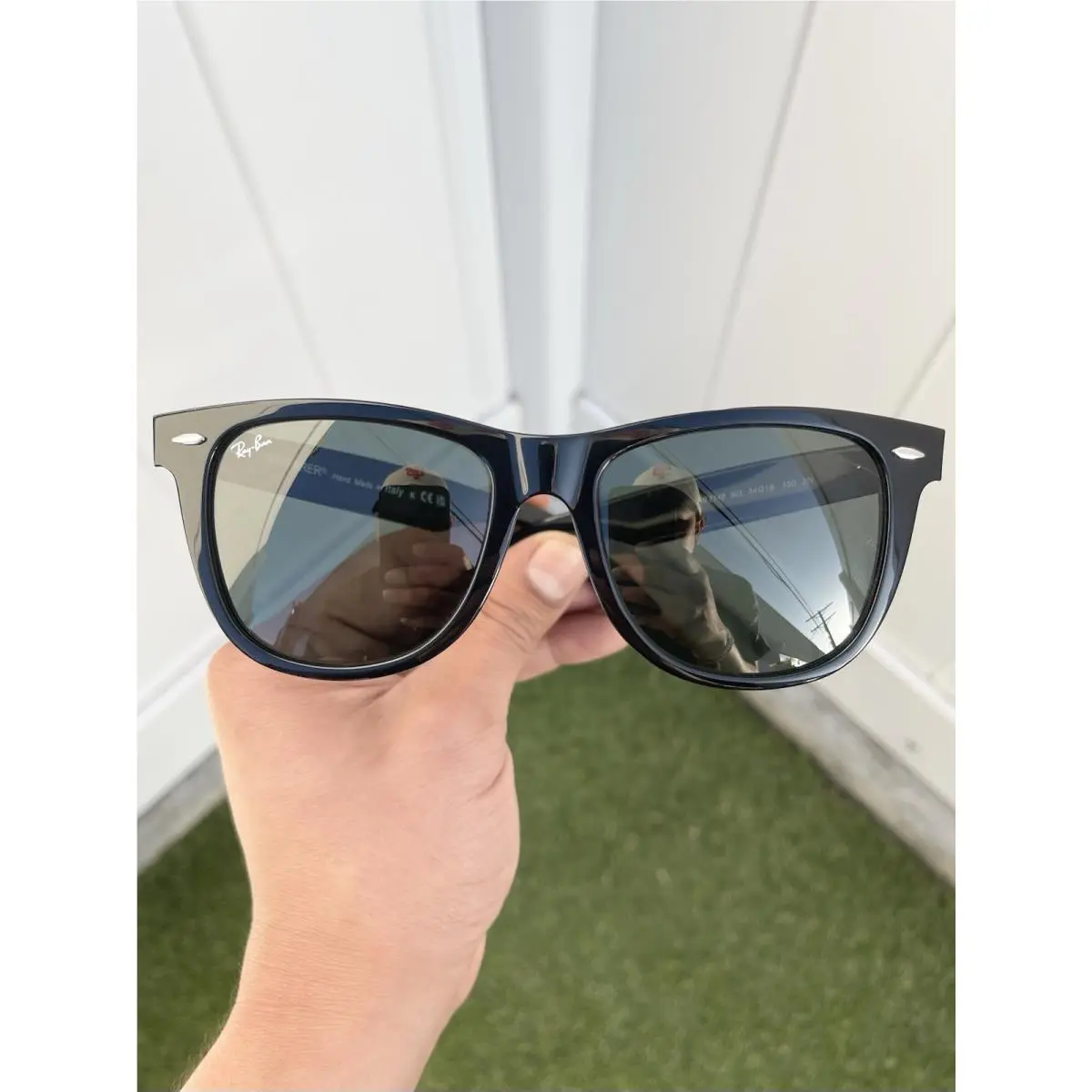 Ray Ban Large Classic Wayfarer RB2140 2140 Black G15 Lens Size 54/18 by Ray-Ban