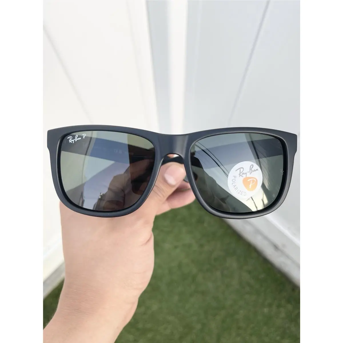Ray Ban Justin Polarized RB4165 4165 Black G15 Lens Size 54/16 by Ray-Ban