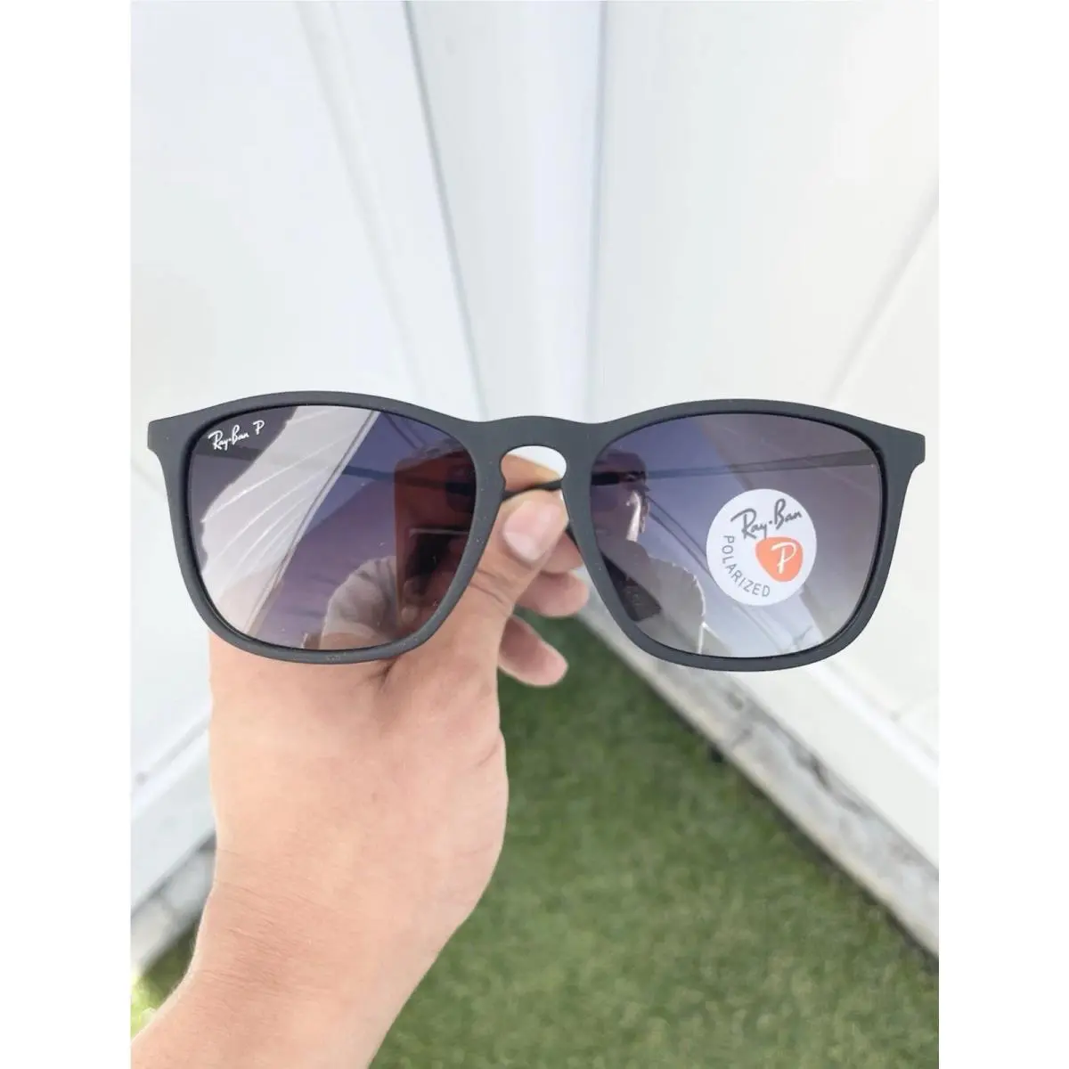Ray Ban Polarized Chris RB4187 4187 Black Gradient Lens Size 54/18 by Ray-Ban