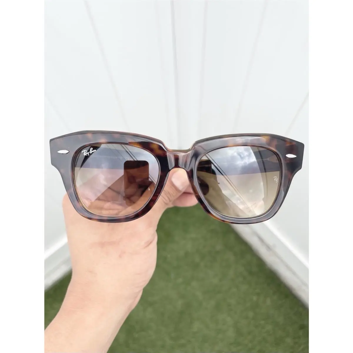 Ray Ban State Street RB2186 2186 Havana Brown Lens Size 49/20 by Ray-Ban