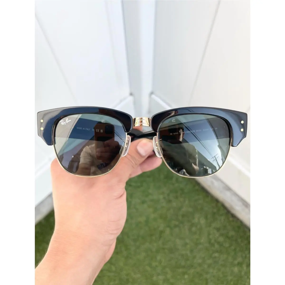 Ray Ban Mega Clubmaster RB0316S 0316 Black G15 Lens Size 53/21 by Ray-Ban