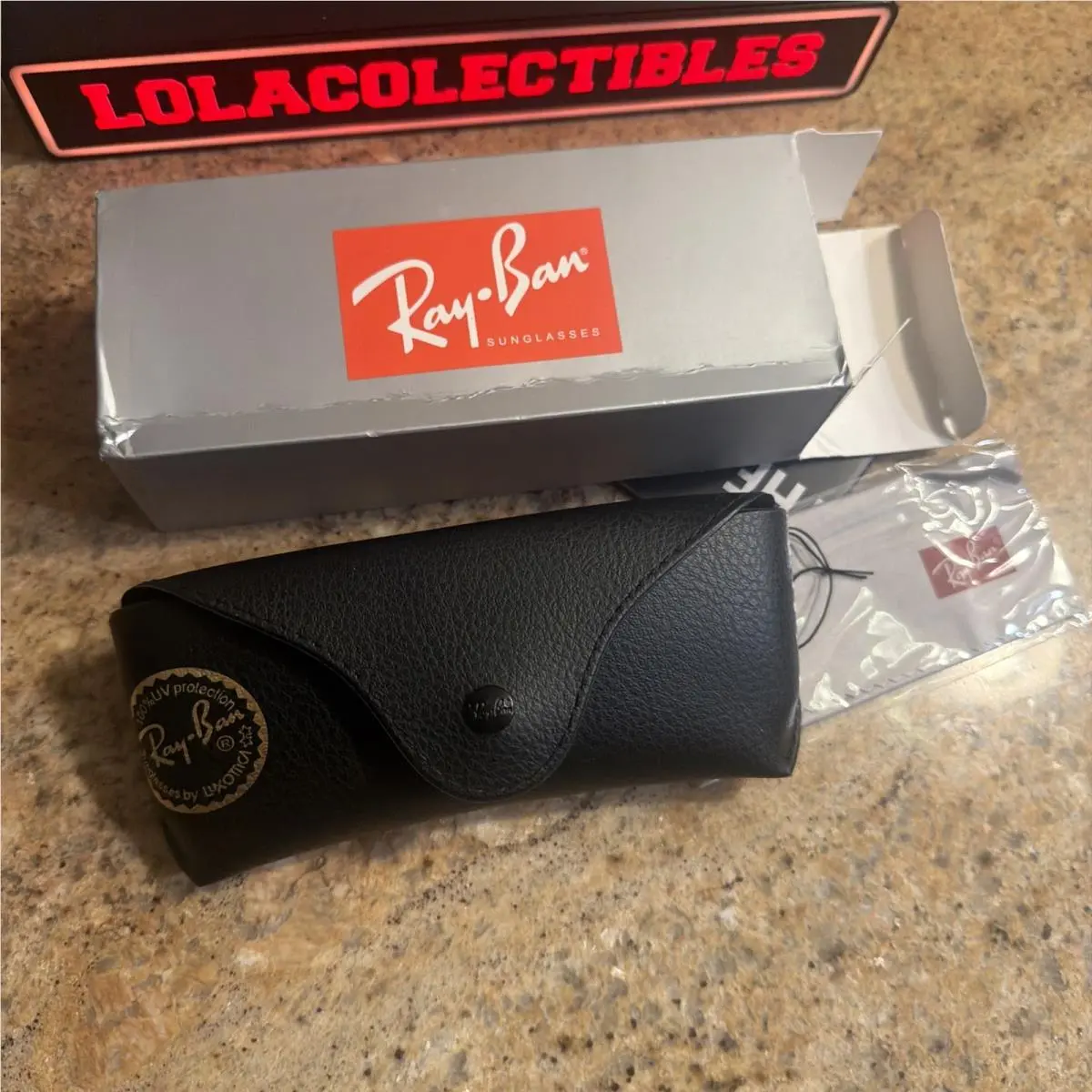 Ray Ban ORB3026 Gold Aviator Full Color Sunglasses by Ray-Ban
