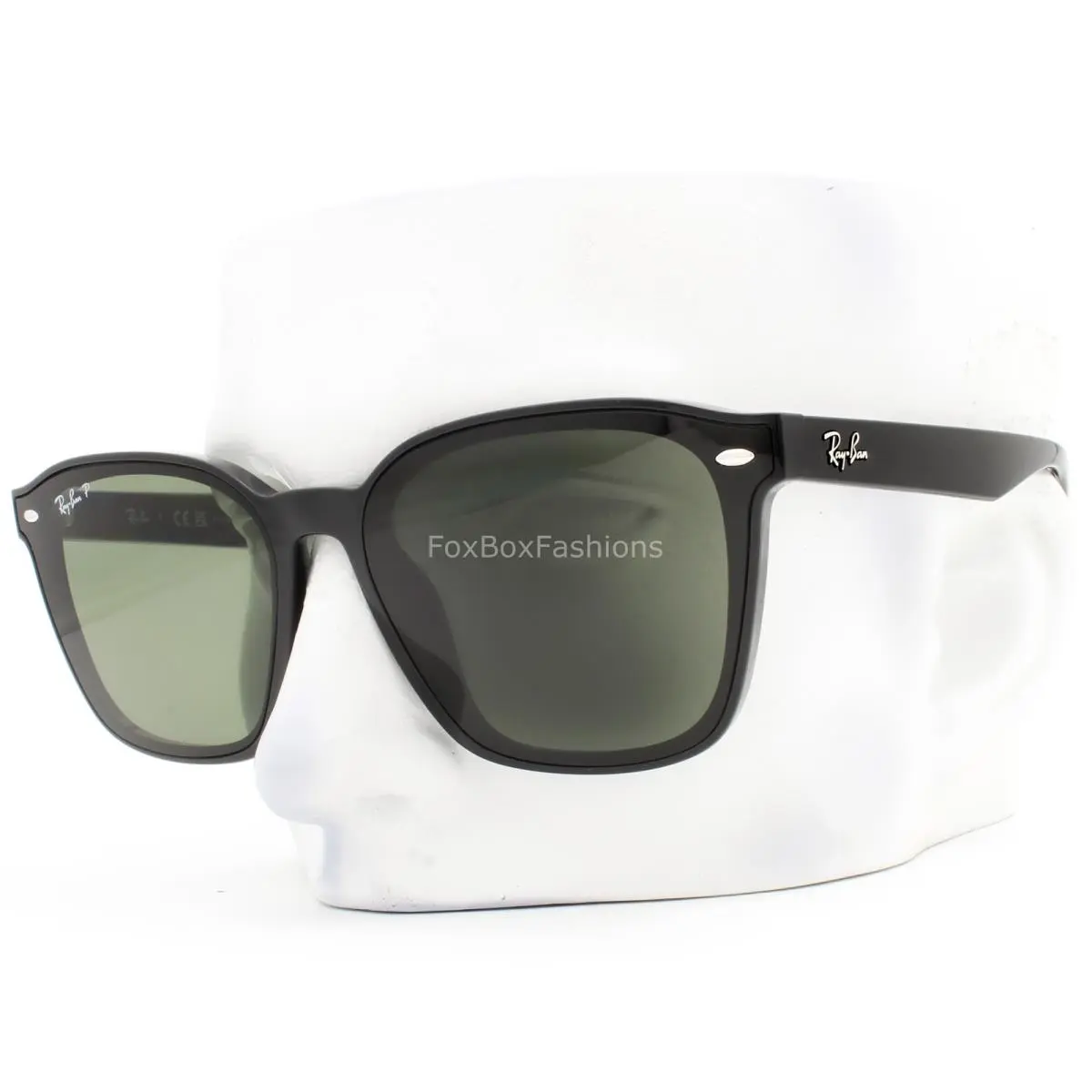 Ray-ban Sunglasses RB4392D 601 9A Polished Black Polarized 66mm with Case by Ray-Ban