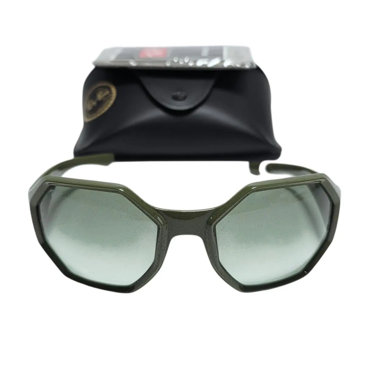 Ray-ban RB4337 Olive Green Frame Green Lens Sunglasses 59mm by Ray-Ban