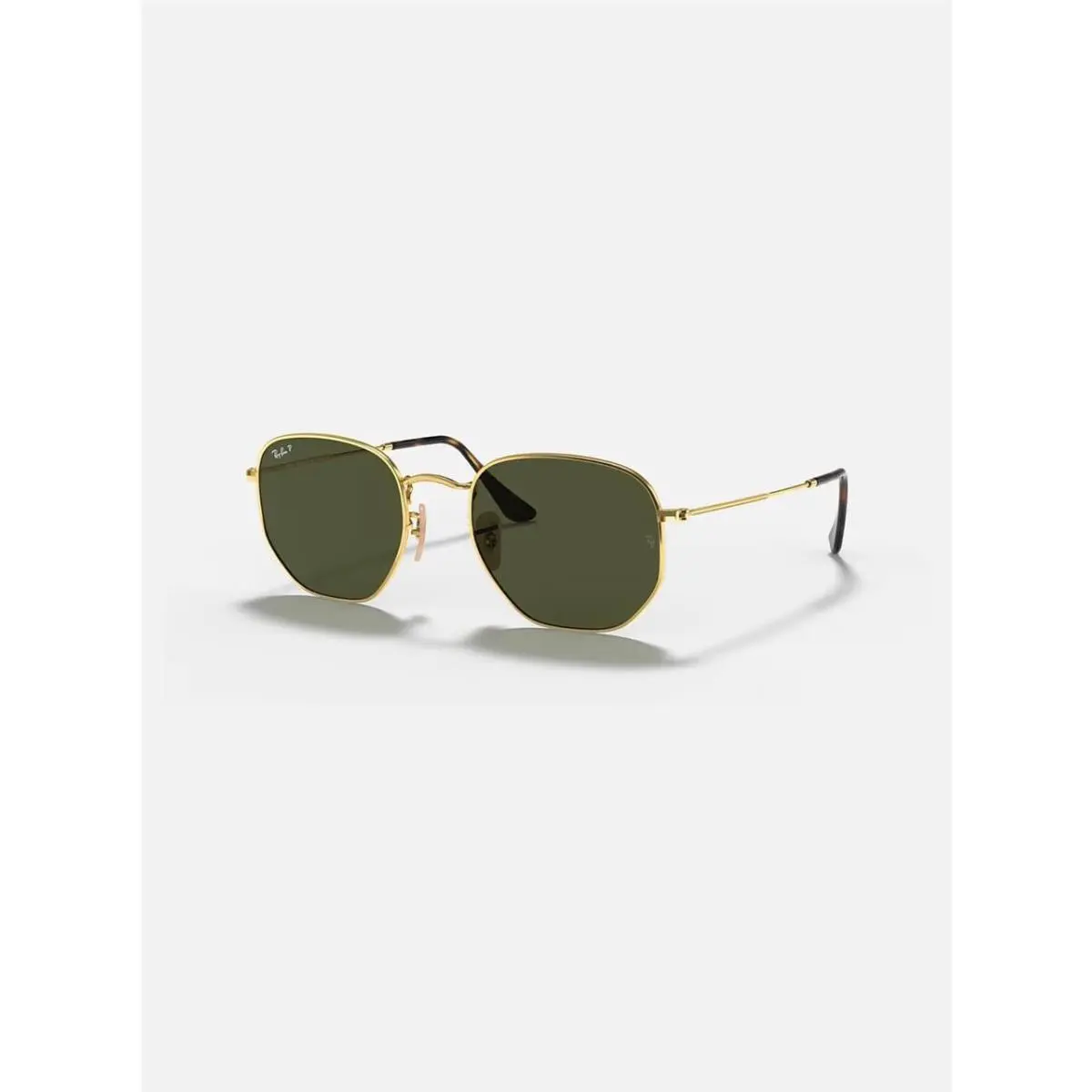 Ray‑ban Hexagonal Sunglasses Arista Gold Green OS by Ray-Ban