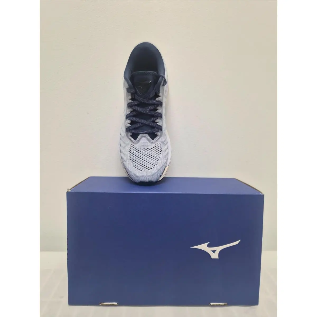 Mizuno shoes - MIZUNO WAVE SKY 4 WAVEKNIT - 4112235757 - Blue 5