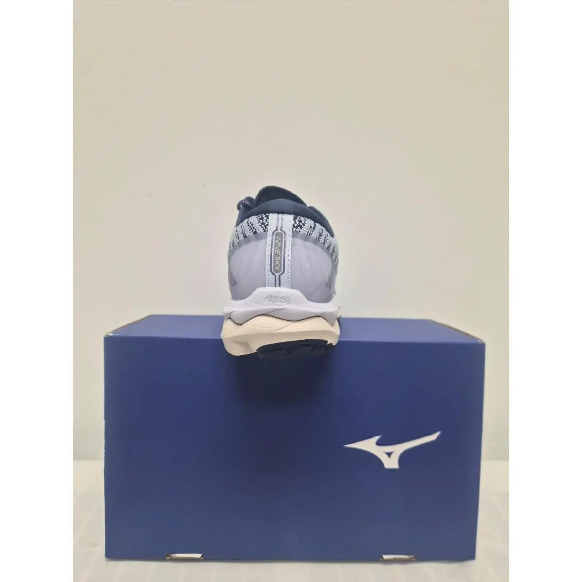 Mizuno shoes - MIZUNO WAVE SKY 4 WAVEKNIT - 4112235757 - Blue 6