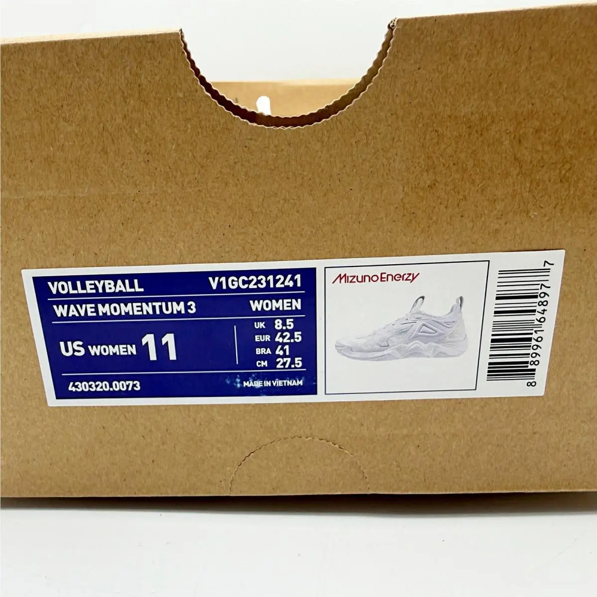 Mizuno shoes - Mizuno Wave Momentum 3 - Wave Momentum - V1GC231241 - White (UPC: 889961648977) 7