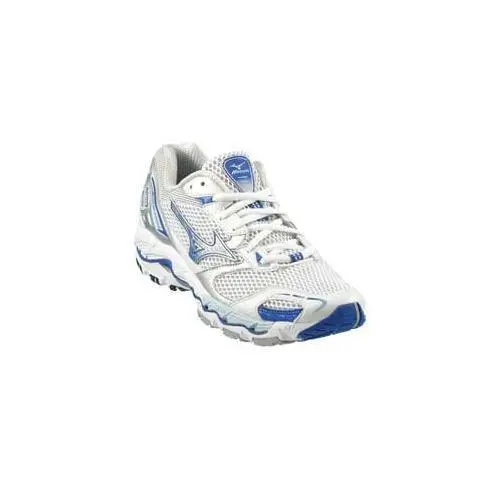 Mizuno Wave Nirvana 5 Women Round Toe Synthetic Cross Training White/blue/blue