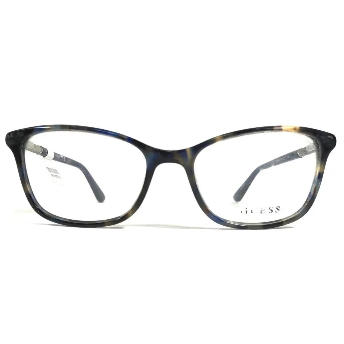 Guess GU2658 092 Eyeglasses Frames Blue Tortoise Cat Eye Full Rim 52-17-135 - Frame: Multicolor