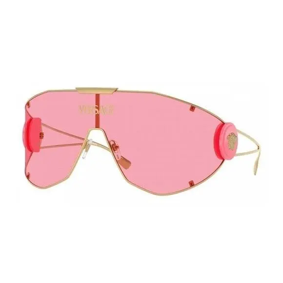 Shield Sunglasses VE2268 100284 Gold Pink Mod 2258 1002/84 by Versace