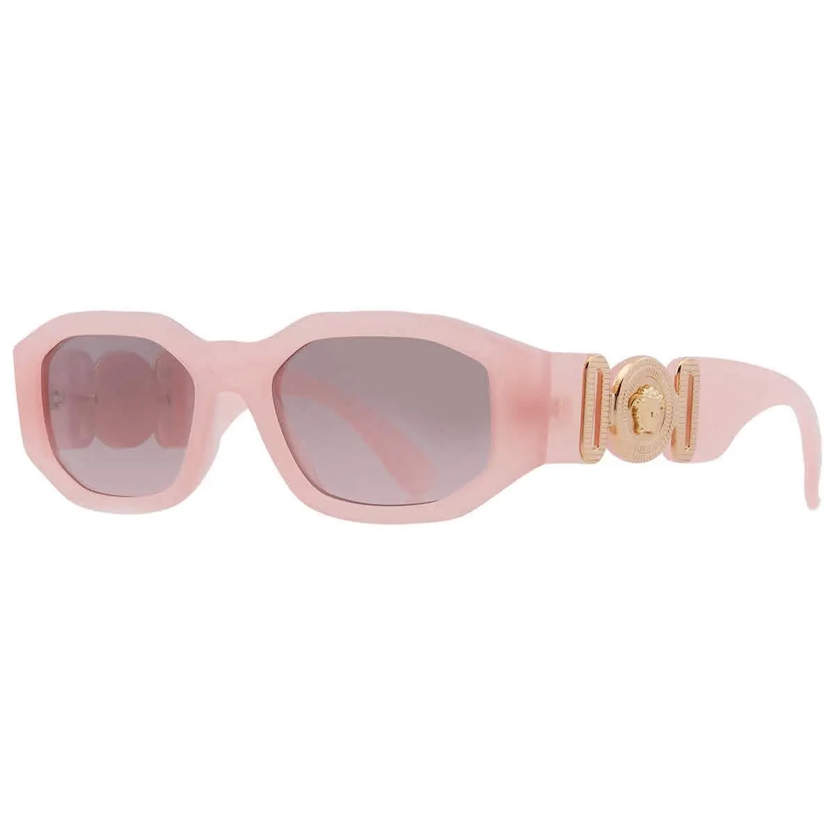 Pink Gradient Grey Flash Geometric Unisex Sunglasses VE4361 539258 53 by Versace