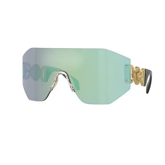 Shield Unisex VE2258 1002/MA Sunglasses Mod 2258 1002MA by Versace