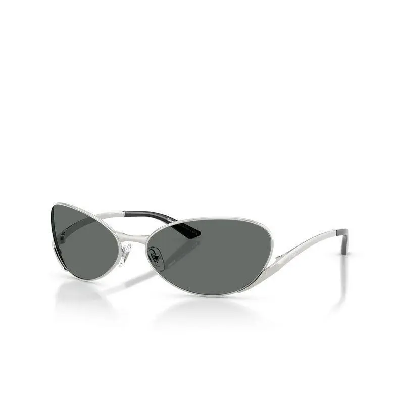 VE2285 100087 Silver Gray Metal Cat Eye Sunglasses by Versace