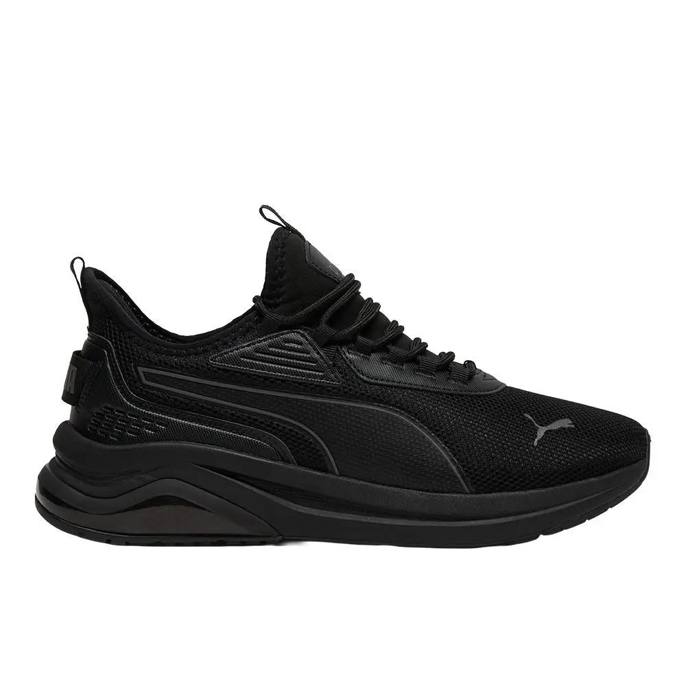 Puma Amplifier Wide Lace Up Mens Black Sneakers Casual Shoes 39944607