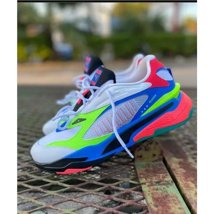 Rs-fast Dazed Men`s Sneaker White Bluemazin Green Blue Red by Puma