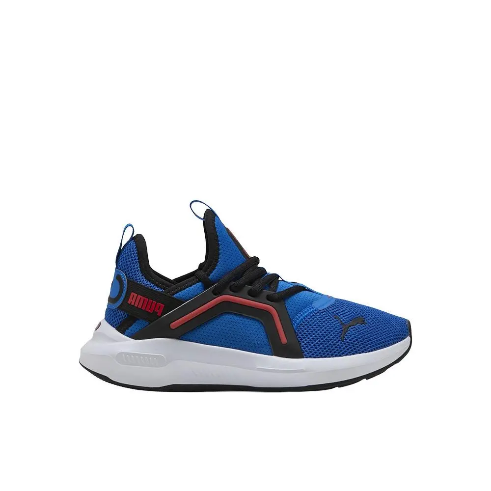 Softride Enzo 5 Lace Up Youth Boys Black Red Sneakers Casual Shoes 401510 by Puma