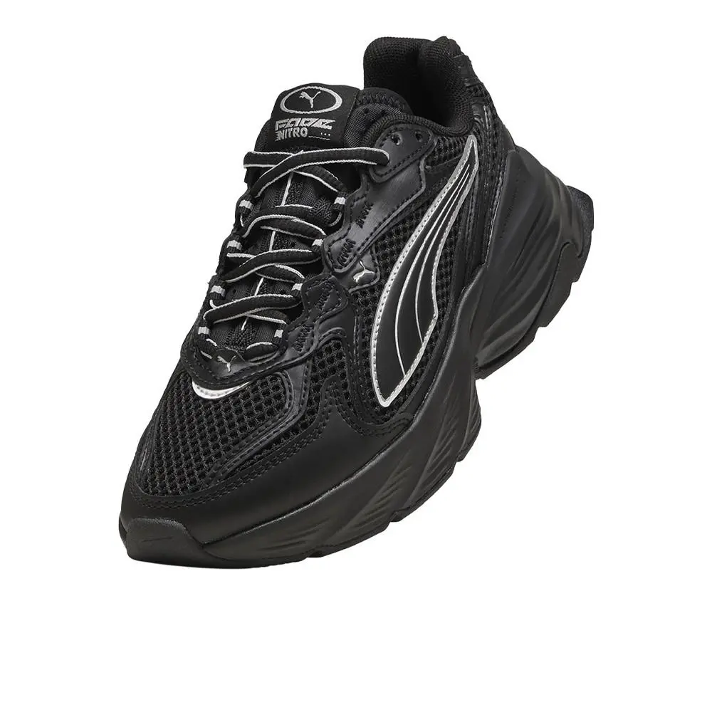 Puma shoes - PUMA Fade Lace Up  Youth - 40688703 - Black 4