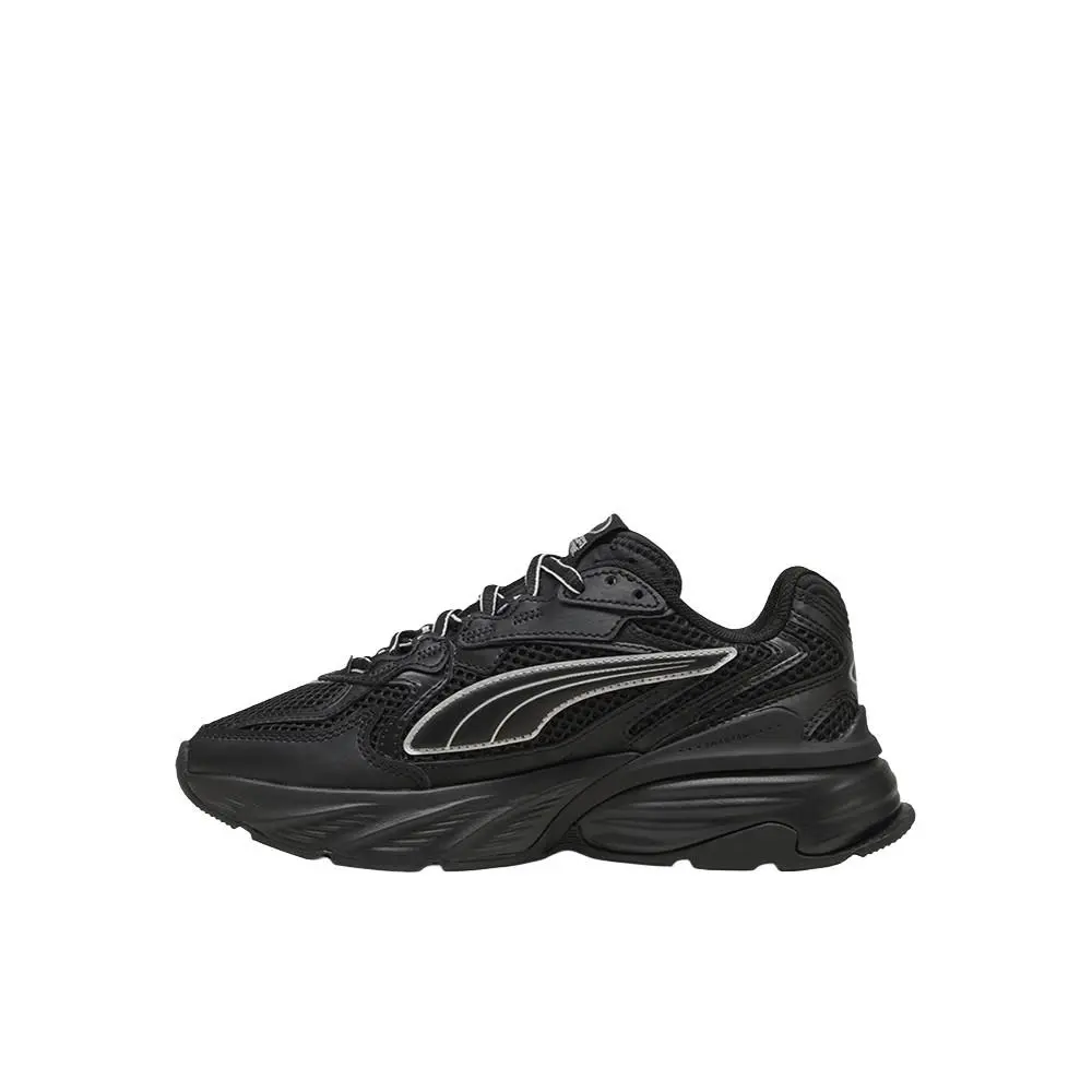 Puma shoes - PUMA Fade Lace Up  Youth - 40688703 - Black 9