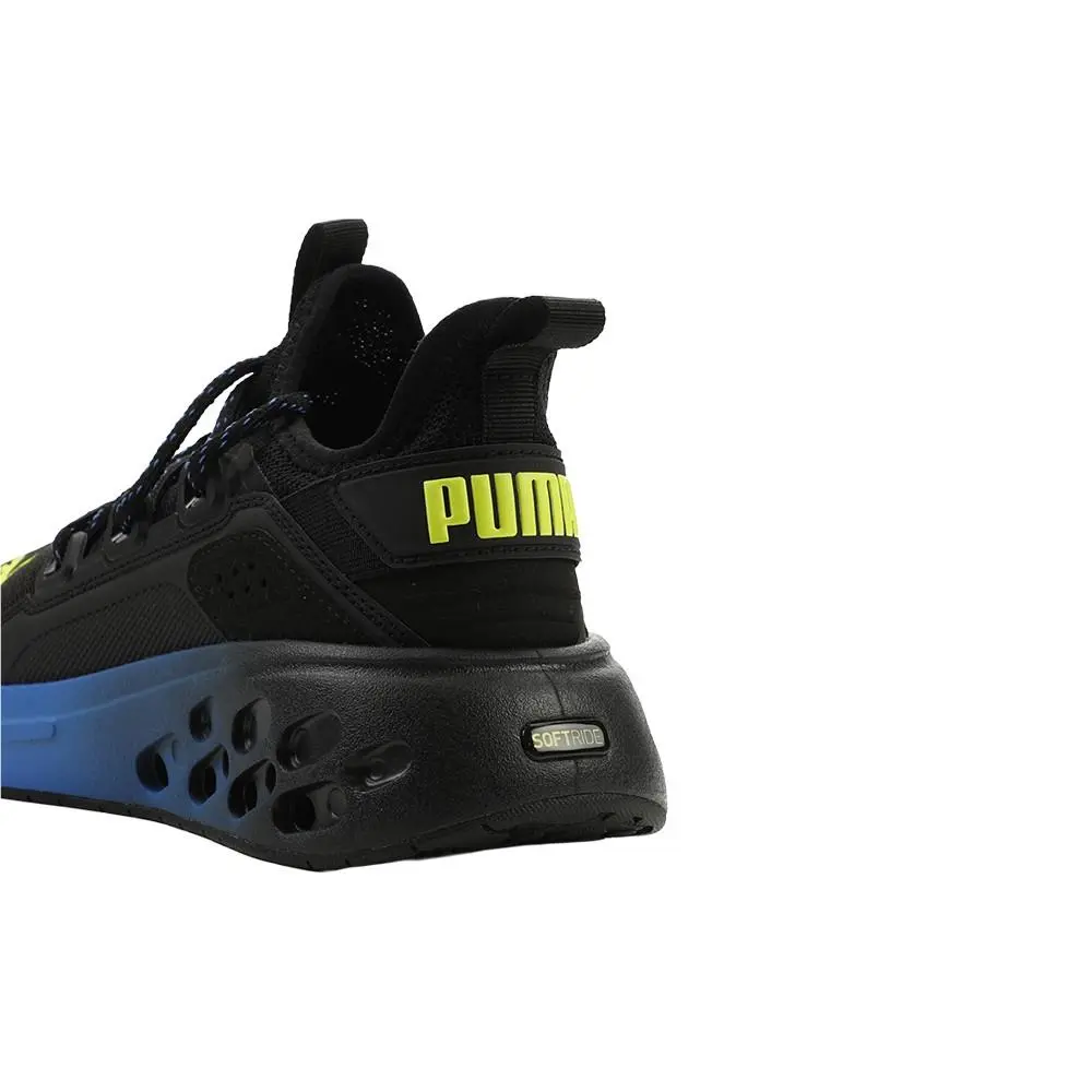 Puma shoes - PUMA Softride Frequence Street Fade Lace Up  Youth - 31406401 - Black 5