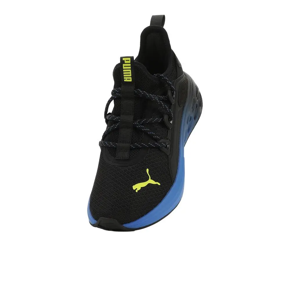 Puma shoes - PUMA Softride Frequence Street Fade Lace Up  Youth - 31406401 - Black 12