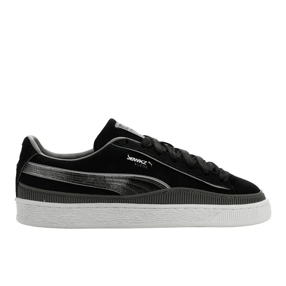 Suede Jabbawockeez Lace Up Mens Black Sneakers Casual Shoes 40874701 by Puma