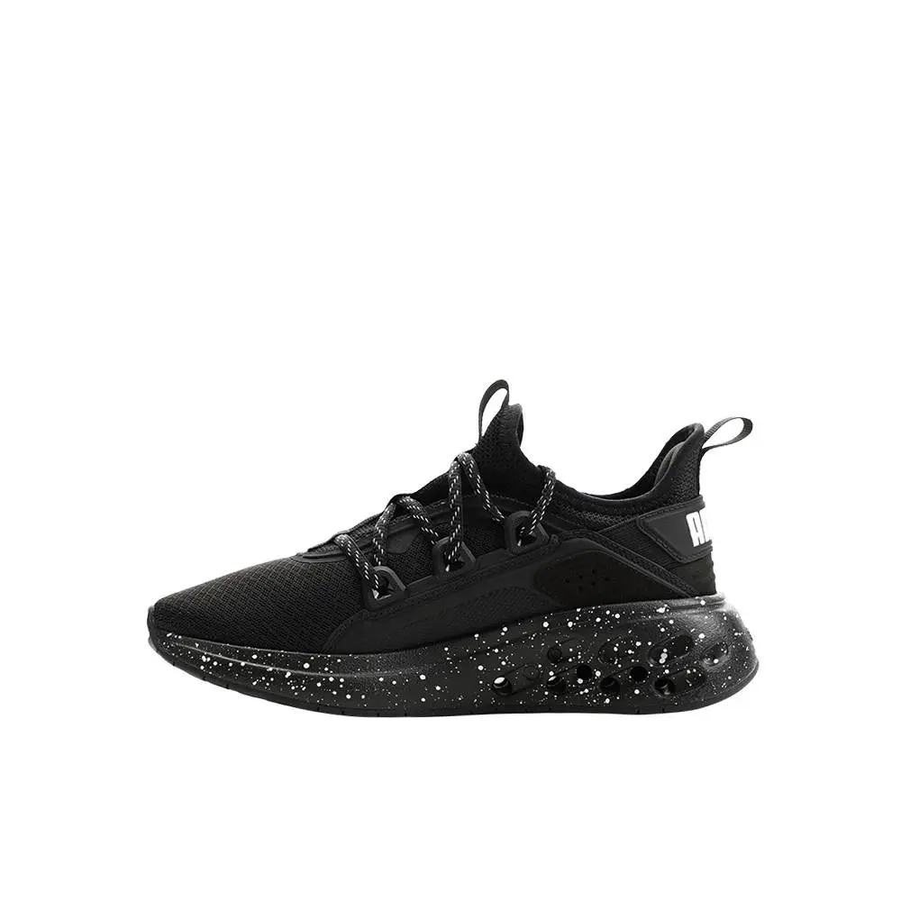 Puma shoes - PUMA Softride Frequence Street Speckle Lace Up  Youth - 40834701 - Black 9
