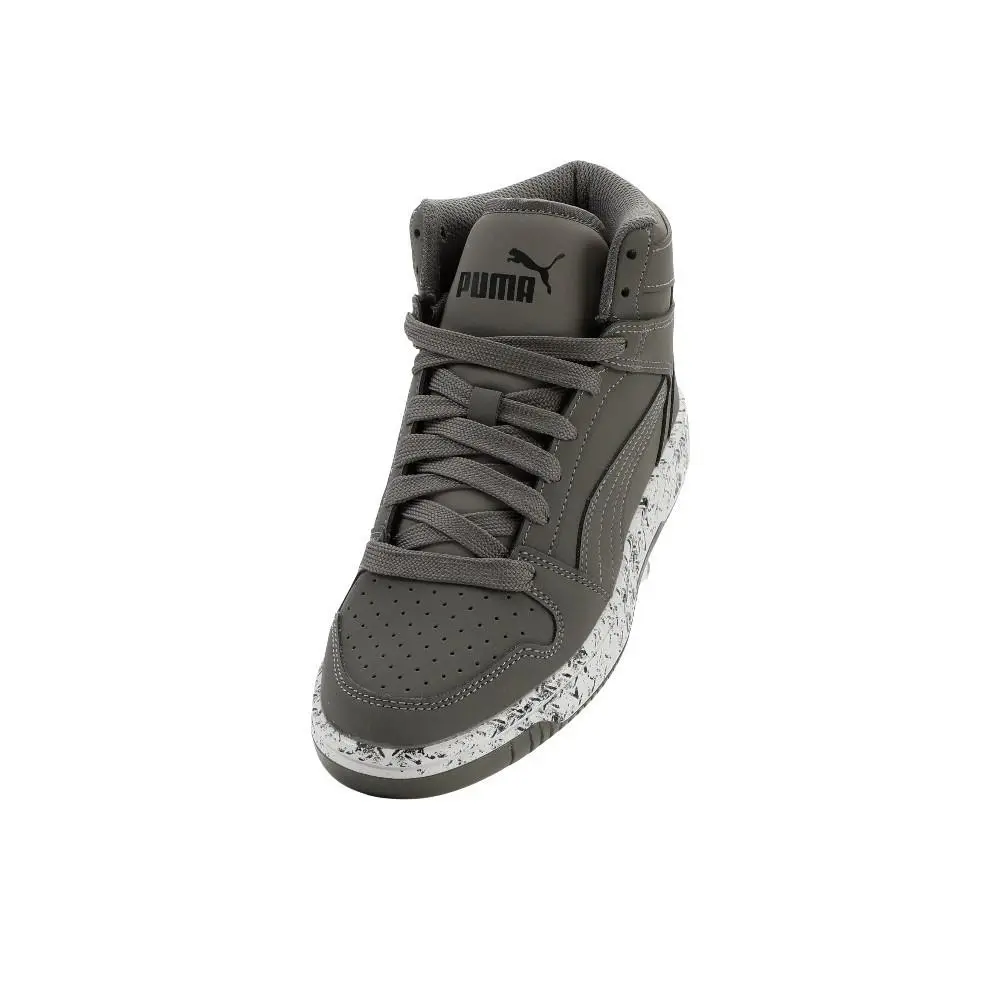 Puma shoes - PUMA Rebound Layup Nbk Trek Lace Up  Youth - 40727601 - Grey 4