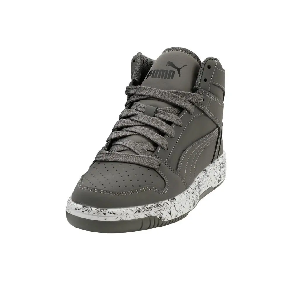 Puma shoes - PUMA Rebound Layup Nbk Trek Lace Up  Youth - 40727601 - Grey 8