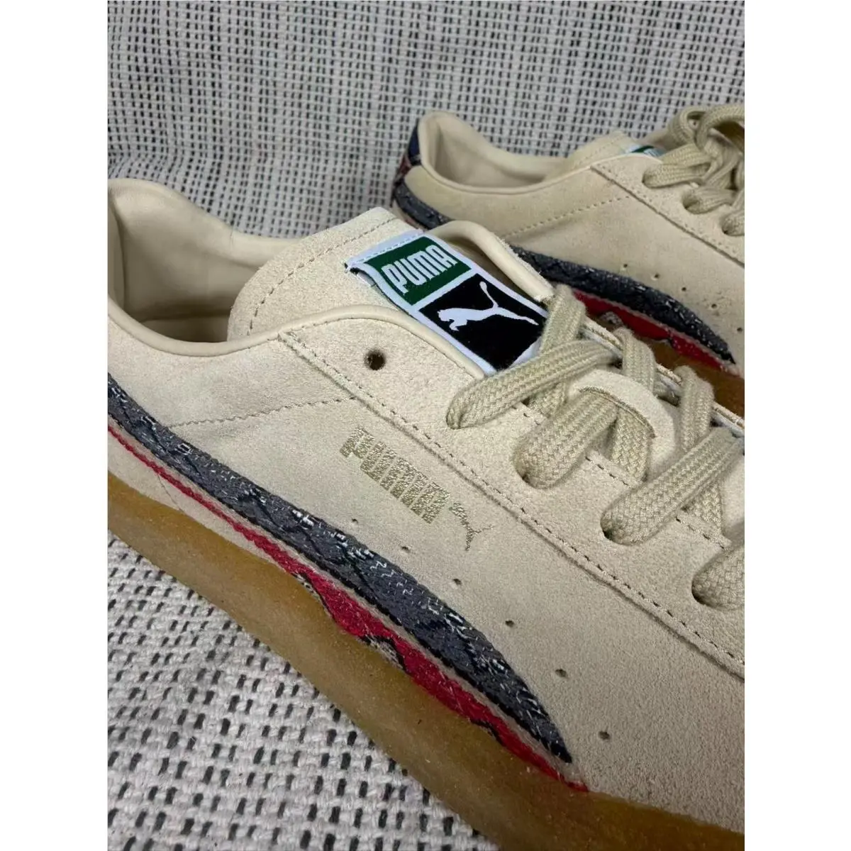 Puma shoes - PUMA Suede - Suede - 386669-01 - Beige 11