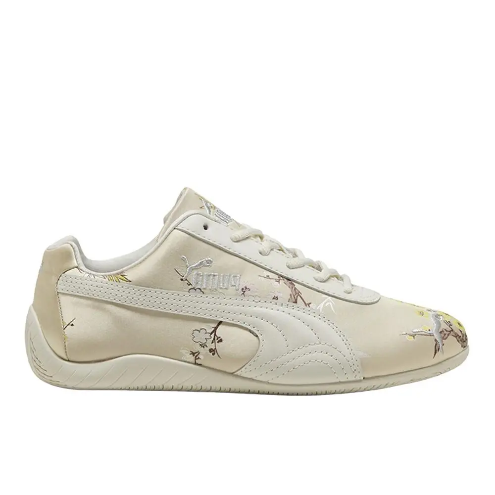 Speedcat Silky Sneaker Womens Beige Sneakers Casual Shoes 40842401 by Puma