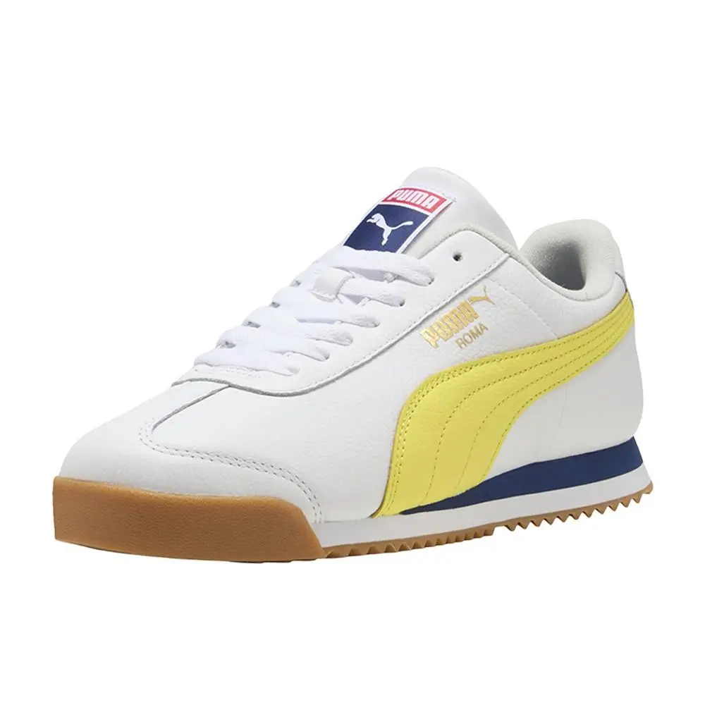 Puma shoes - PUMA Roma 24 Match Lace Up - 40594302 - White, Yellow 0