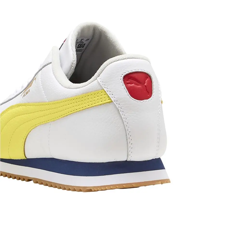 Puma shoes - PUMA Roma 24 Match Lace Up - 40594302 - White, Yellow 5
