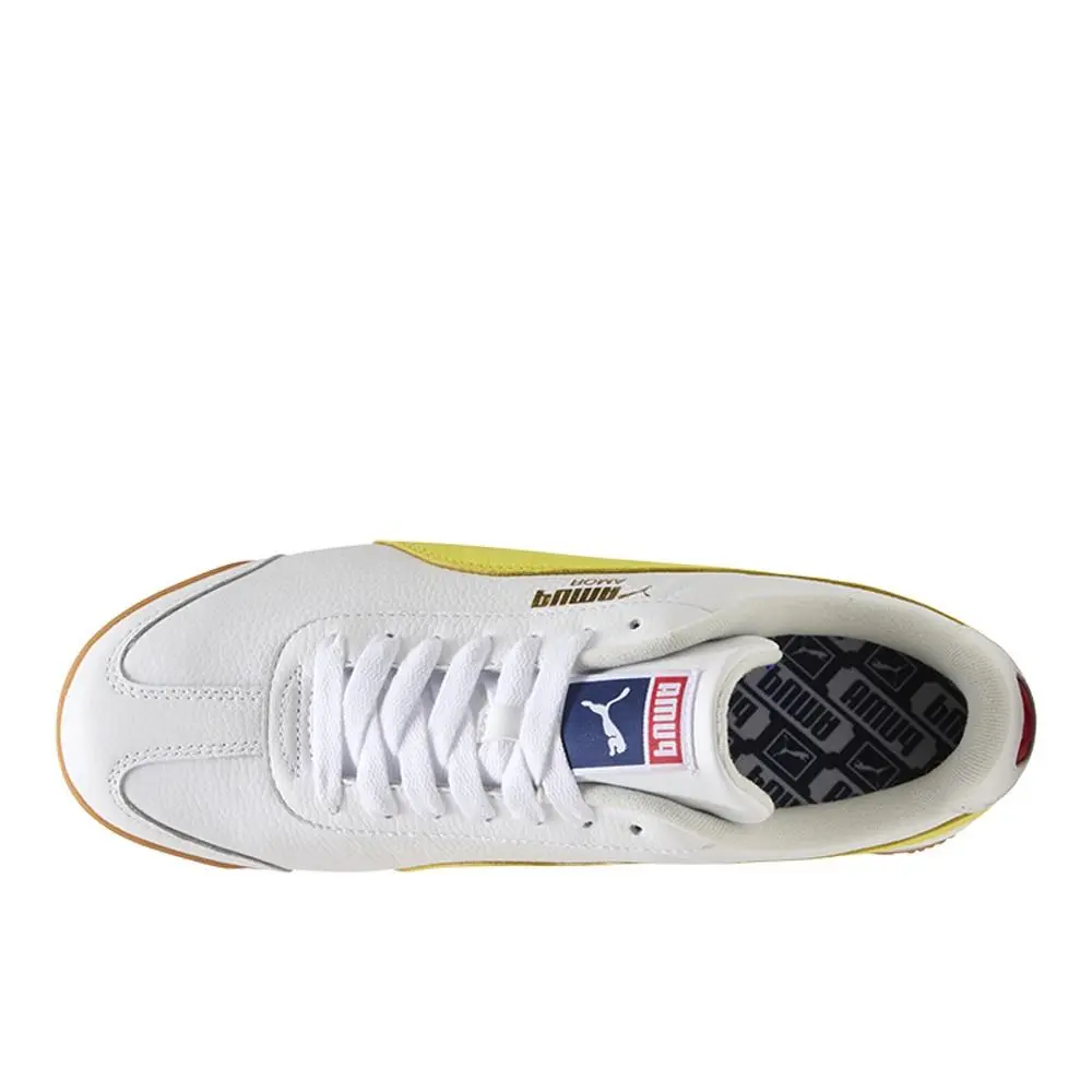 Puma shoes - PUMA Roma 24 Match Lace Up - 40594302 - White, Yellow 10