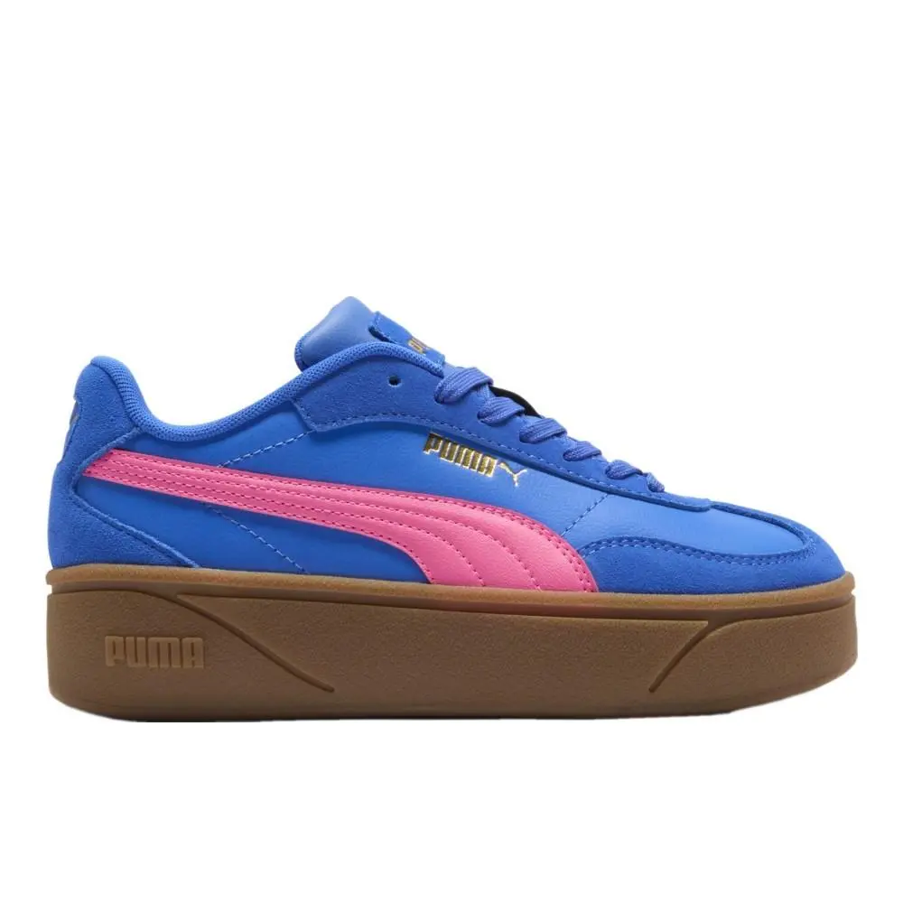Puma Club Ii Era Platform Womens Blue Sneakers Casual Shoes 40231311