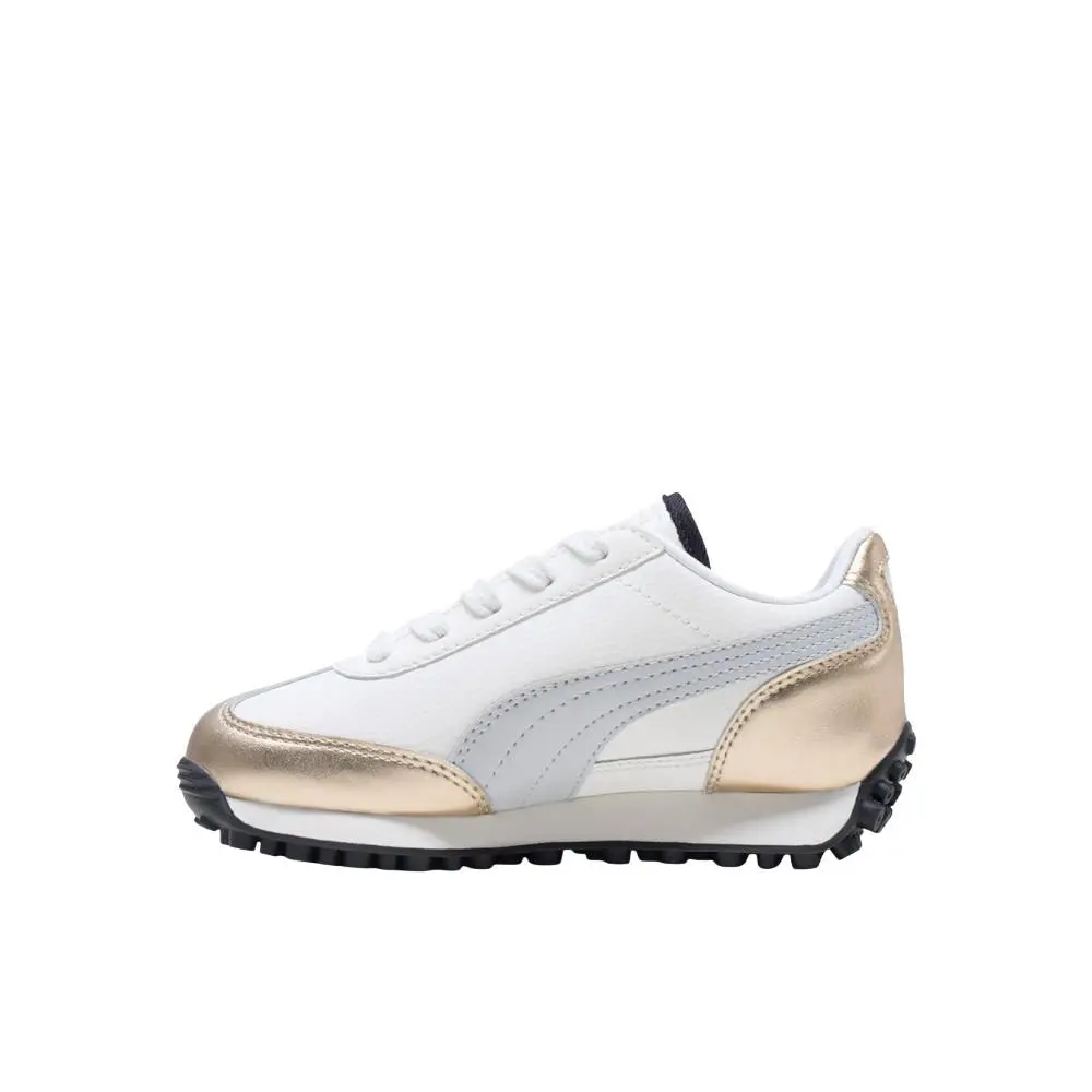 Puma shoes - PUMA Easy Rider Mixed Metals Lace Up  Youth - 40177301 - Gold, White 1