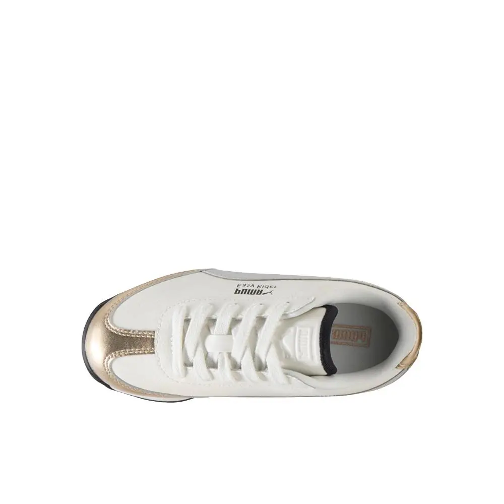 Puma shoes - PUMA Easy Rider Mixed Metals Lace Up  Youth - 40177301 - Gold, White 10