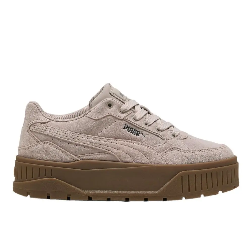 Puma Karmen Ii Idol Suede Lace Up Womens Pink Sneakers Casual Shoes 39746219