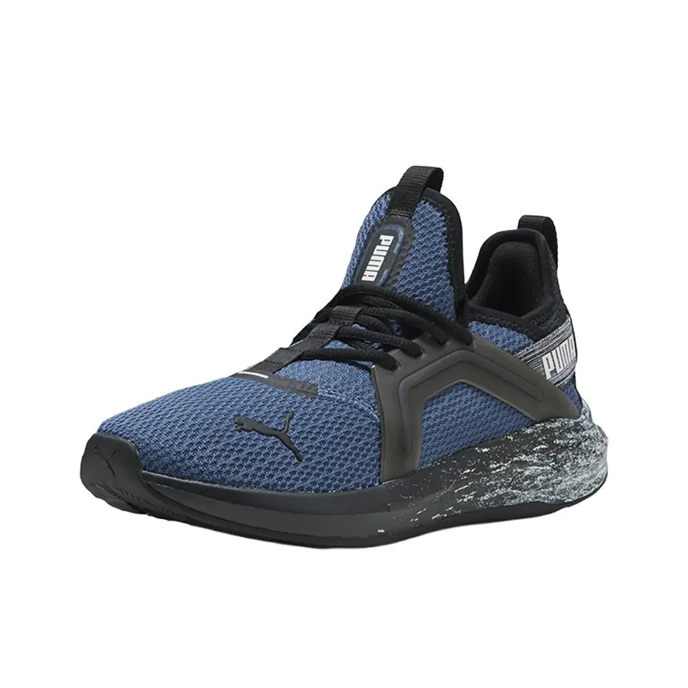 Puma shoes - PUMA Soft Enzo 5 Blizzrizz Lace Up - 31214402 - Blue 0