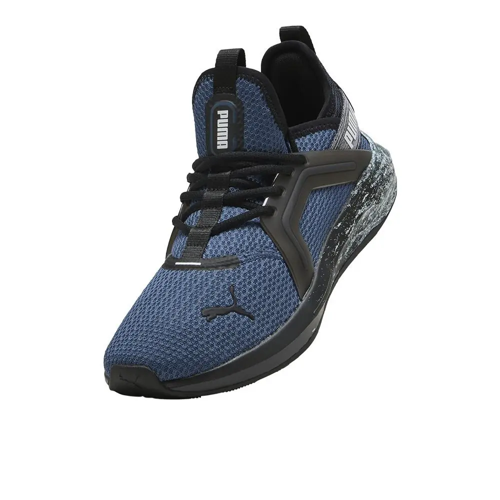 Puma shoes - PUMA Soft Enzo 5 Blizzrizz Lace Up - 31214402 - Blue 4