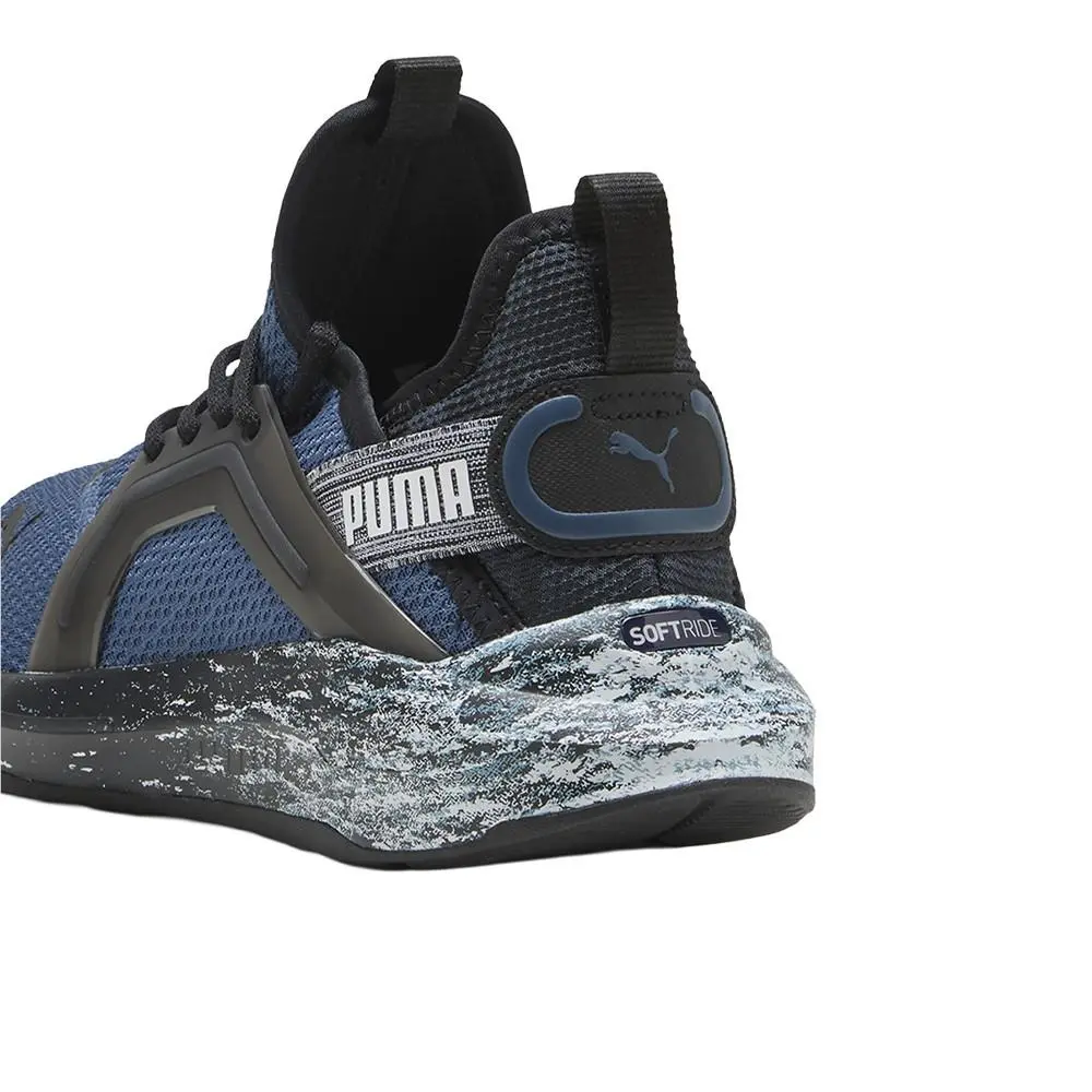 Puma shoes - PUMA Soft Enzo 5 Blizzrizz Lace Up - 31214402 - Blue 5