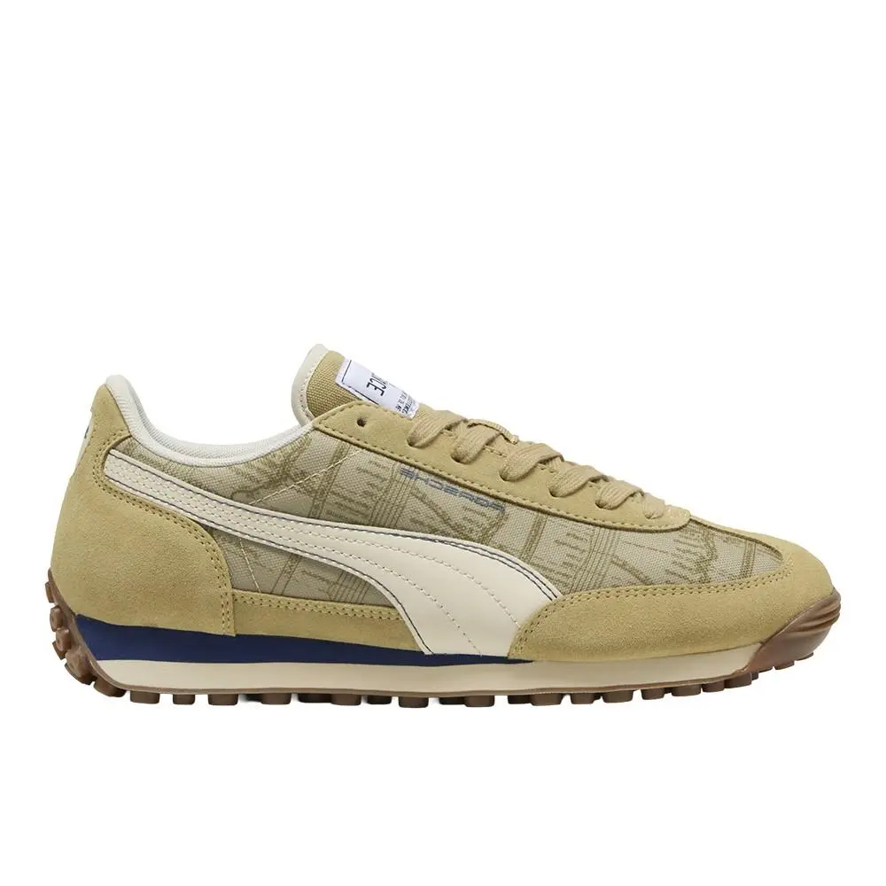 Puma Porsche Legacy Easy Rider Lace Up Mens Beige Sneakers Casual Shoes 3090880