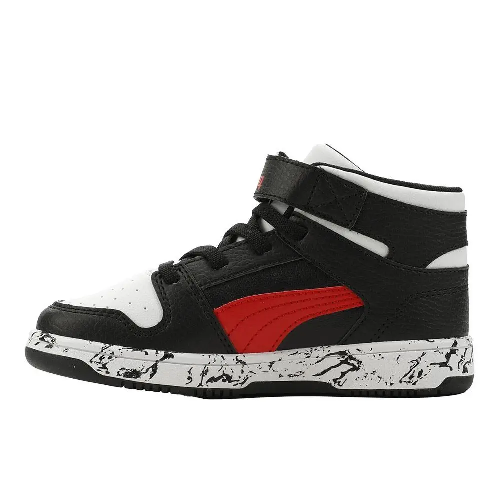 Puma shoes - PUMA Rebound Layup Rcl Marble Easy On  Youth - 40520802 - Black 1