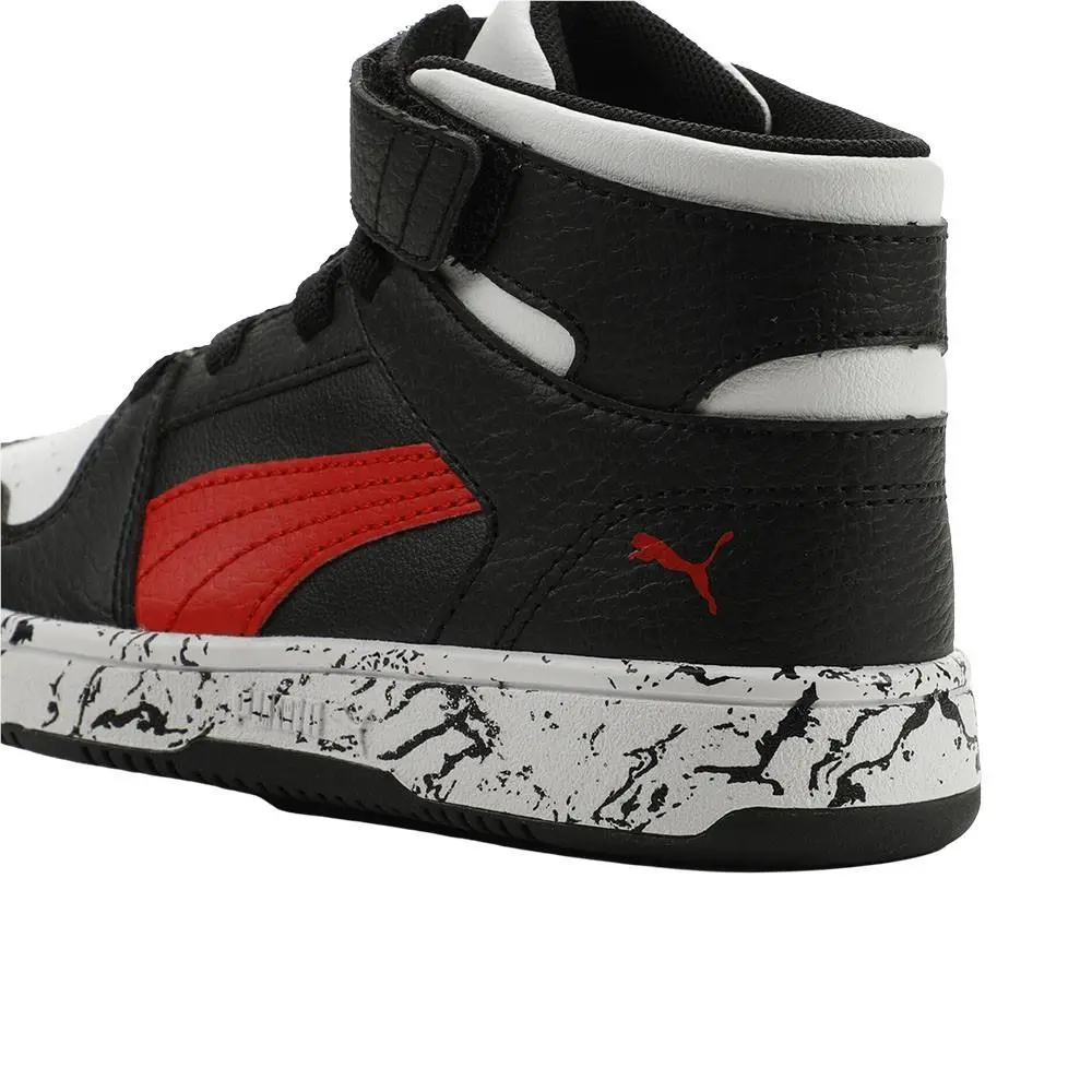 Puma shoes - PUMA Rebound Layup Rcl Marble Easy On  Youth - 40520802 - Black 5